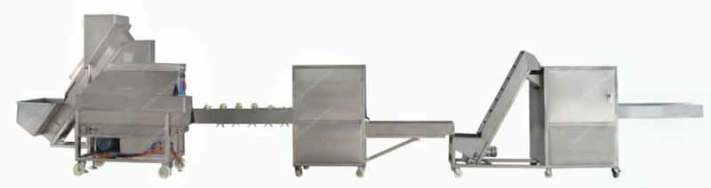 Automatic-Onion-Peeling&Root-Cutting&Slicing-Line