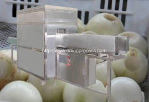 All in One Onion Concave Root Cutting and Peeling Machine