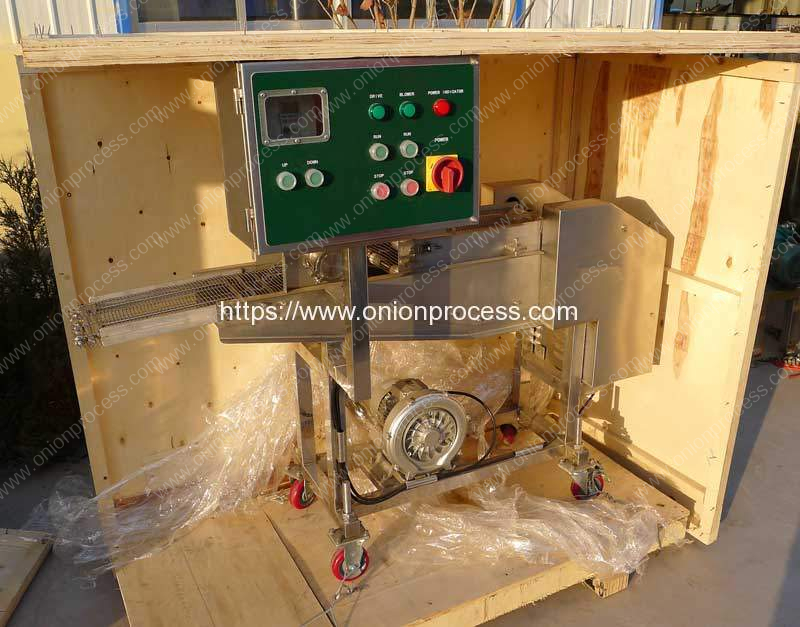 Automatic-Onion-Ring-Battering-Breading-Machine-Delivery-for-India-Customer