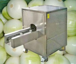 Small Onion Root Cutting and Peeling Machine