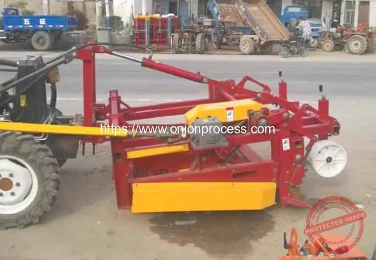 Back Shaft Front Mount Onion Harvester | Onion Peeling Machine, Onion ...