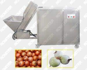 Auto Feeding Type Onion Peeling Machine 2024 Auto Feeding Type Onion Peeling Machine 2024